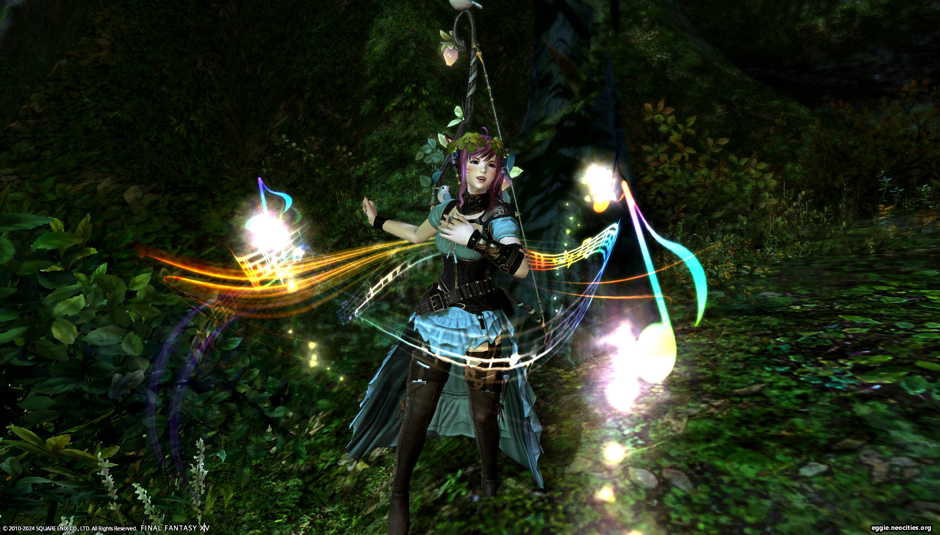 Zel posing with her new ranged glam.